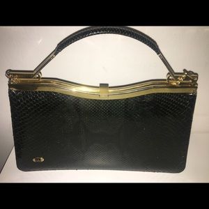 Dior vintage real snakeskin purse